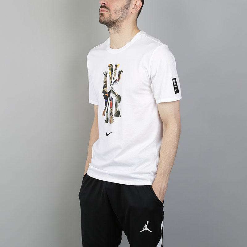 мужская белая футболка Nike Dri-FIT Kyrie CNY Basketball T-Shirt AJ1950-100 - цена, описание, фото 3